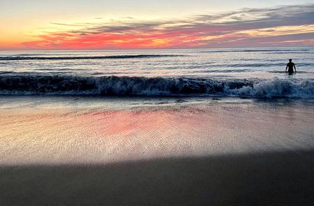 Solitary Figure, Evening Tide — photograph by Randall Polito