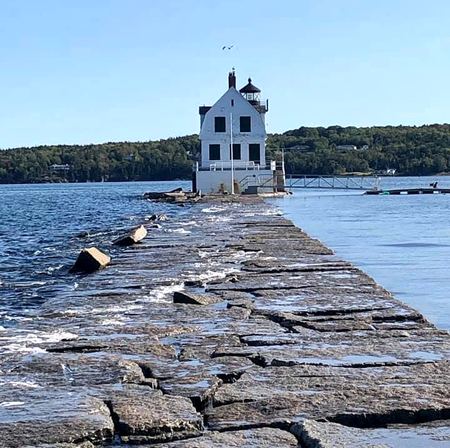 The Lighthouse Pier, Low Water — photograph by Randy Polito