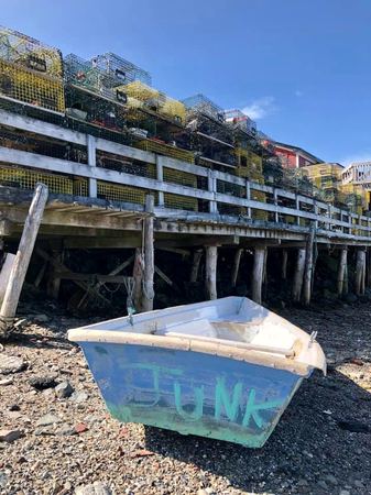 Rowboat 'Punk,' Shoreline — photograph by Randy Polito