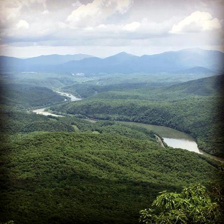 River Valley, Aerial View — photograph by Randall Polito