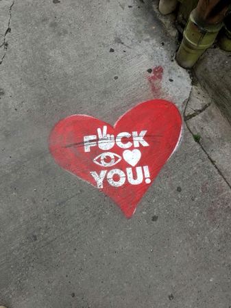 Heart, Sidewalk Study — photograph by Randall Polito