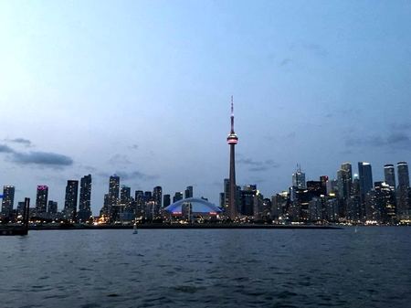 Toronto Skyline at Dusk — photograph by Randall Polito