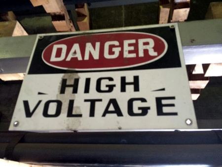 Danger, High Voltage — photograph by Randall Polito