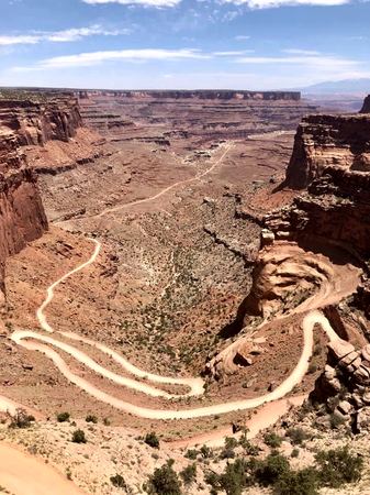 The Switchback Road, Canyon — photograph by Randy Polito
