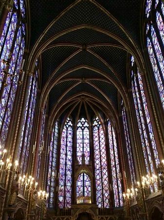 Sainte-Chapelle, Paris — photograph by Randy Polito