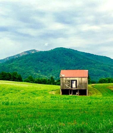 The Old Barn, Green Field — photograph by Randy Polito
