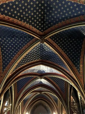Starred Vault, Sainte-Chapelle — photograph by Randall Polito