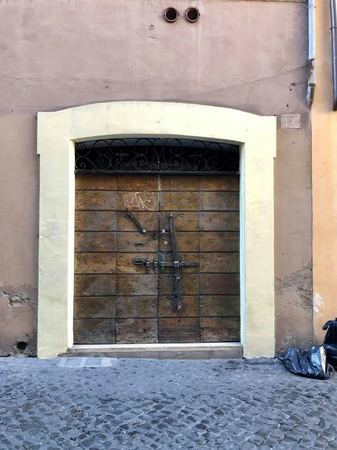 The Wooden Door, Rome — photograph by Randy Polito