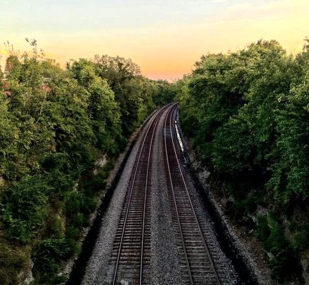 The Railway, Evening Light — photograph by Randall Polito