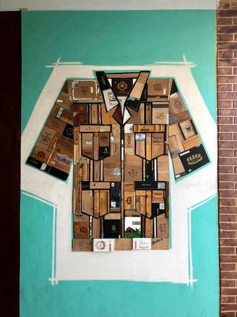 Floor Plan, Study in Teal — photograph by Randy Polito