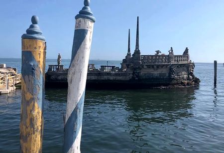 Mooring Poles, Venice Lagoon — photograph by Randy Polito