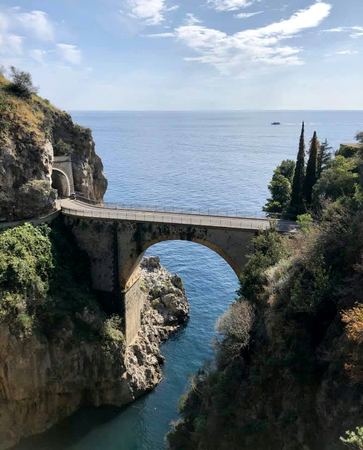 The Coastal Bridge, Amalfi — photograph by Randy Polito