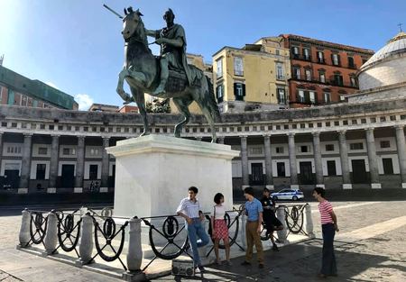 Equestrian Statue, Grand Piazza — photograph by Randy Polito