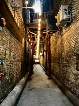 The Narrow Alley — photograph by Randy Polito