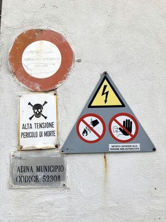Alta Tensione, Warning Signs — photograph by Randy Polito