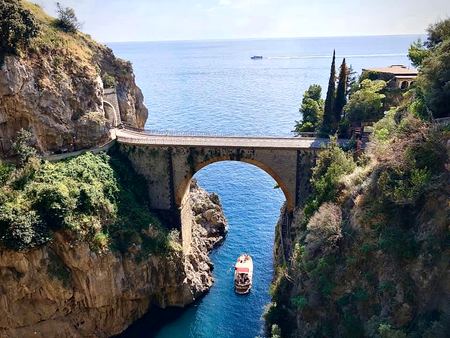 Stone Bridge, Coastal Ravine — photograph by Randy Polito