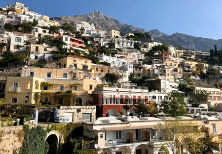 Hillside Village, Amalfi Coast — photograph by Randy Polito