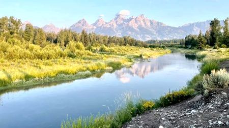 The River Bend, Golden Meadow — photograph by Randy Polito