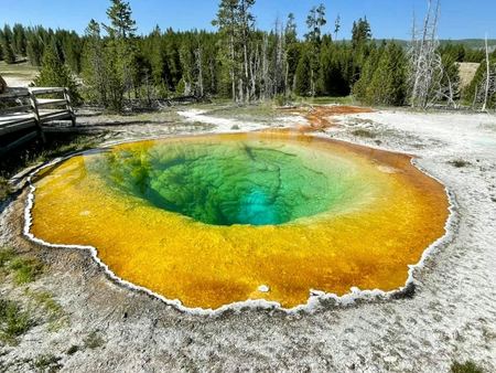 Thermal Pool, Study in Color — photograph by Randall Polito