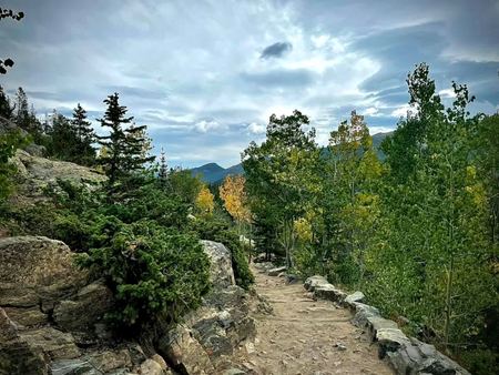 The Stone Path, Mountain Trail — photograph by Randall Polito