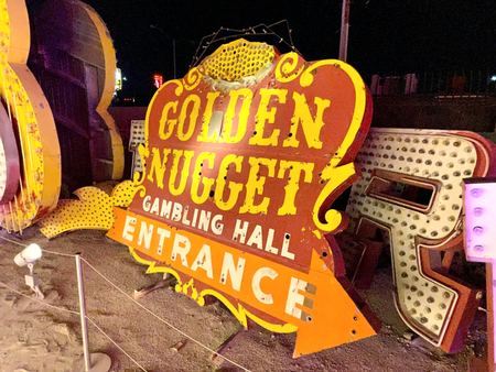 Golden Nugget, Neon Sign — photograph by Randall Polito