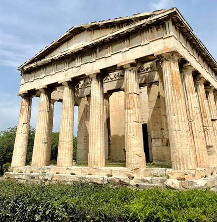 Temple of Hephaestus, Athens — photograph by Randy Polito
