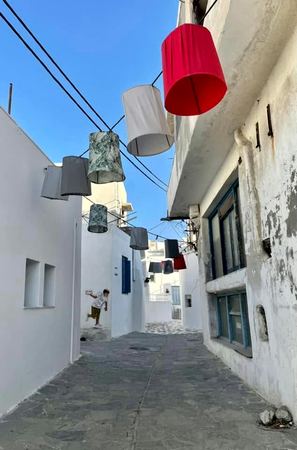 The Red Lamp, White Alley — photograph by Randall Polito