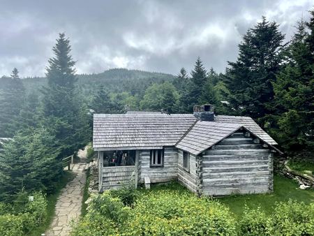 The Log Cabin, Forest Path — photograph by Randy Polito