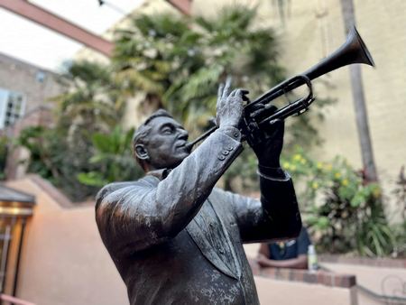 The Trumpet Player, Bronze — photograph by Randy Polito