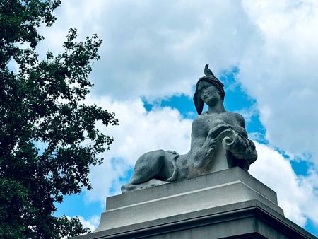 The Winged Sphinx — photograph by Randall Polito