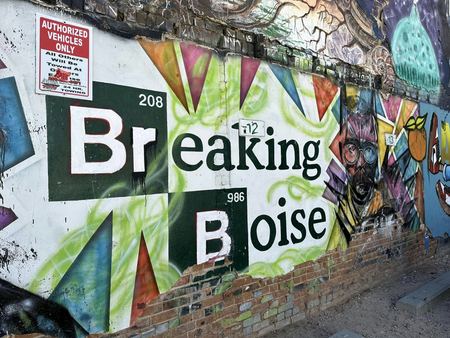 Breaking Boise, Street Art — photograph by Randy Polito