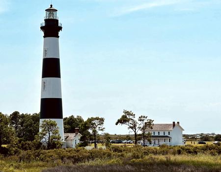 The Striped Lighthouse — photograph by Randall Polito