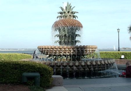 The Pineapple Fountain, Charleston — photograph by Randy Polito