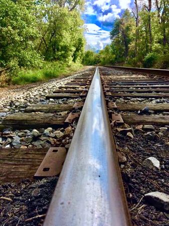 The Railroad, Vanishing Point — photograph by Randy Polito