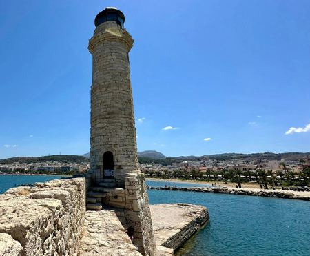 The Stone Tower, Calm Water — photograph by Randy Polito