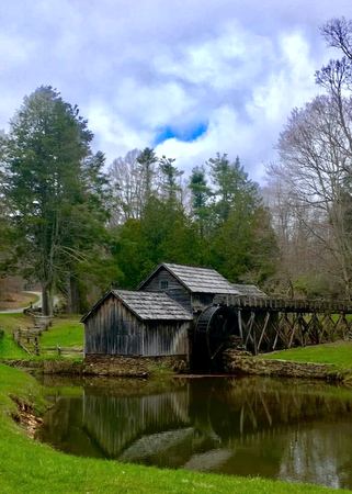The Old Mill, Reflected — photograph by Randy Polito
