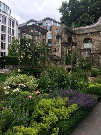The Garden Courtyard — photograph by Randy Polito