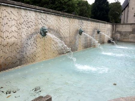 The Fountain Wall — photograph by Randall Polito