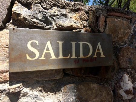 Salida, Stone Signage — photograph by Randall Polito
