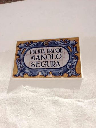 Puerta Grande, Manolo Segura — photograph by Randall Polito