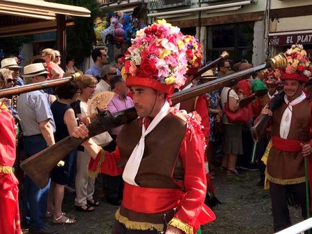 Festival Procession, Traditional Dress — photograph by Randall Polito