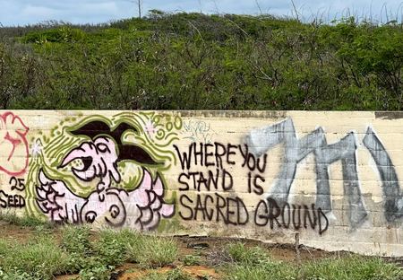 Where You Stand Is Sacred Ground — photograph by Randy Polito