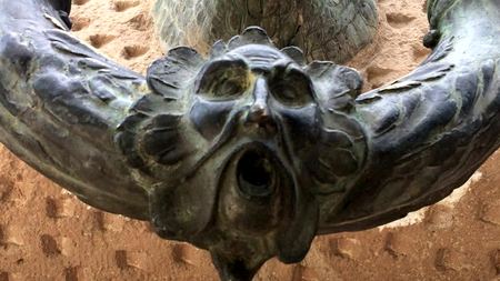 Griffin Knocker, Bronze Detail — photograph by Randall Polito