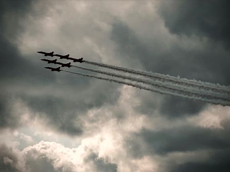 Jet Formation, Storm Clouds — photograph by Randy Polito