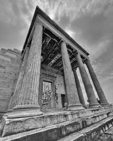 The Propylaea, Monochrome — photograph by Randall Polito