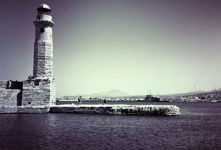 Lighthouse Pier, Violet Dusk — photograph by Randall Polito