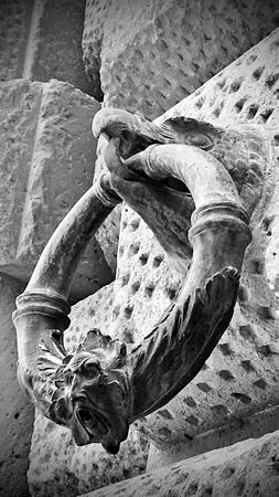 Gargoyle Spout, Stone Detail — photograph by Randall Polito