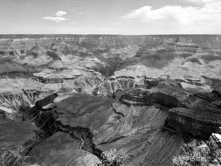 The Grand Canyon, Monochrome — photograph by Randy Polito