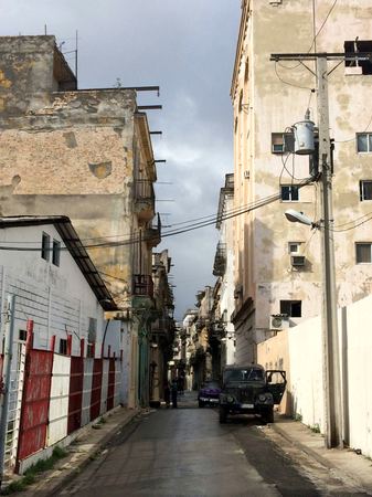 Havana Street, Colonial Facades — photograph by Randall Polito