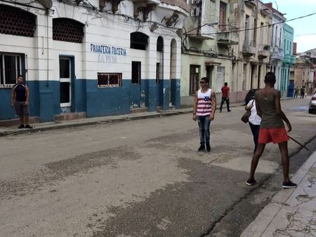 Havana Corner, Pink Facade — photograph by Randy Polito